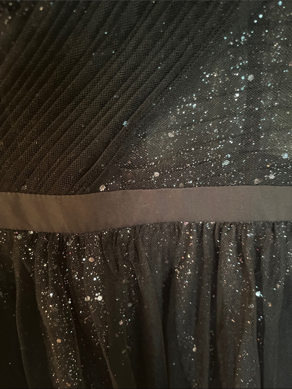 Betsy Adam Sparkle Tulle Gown - Picture 6 of 15